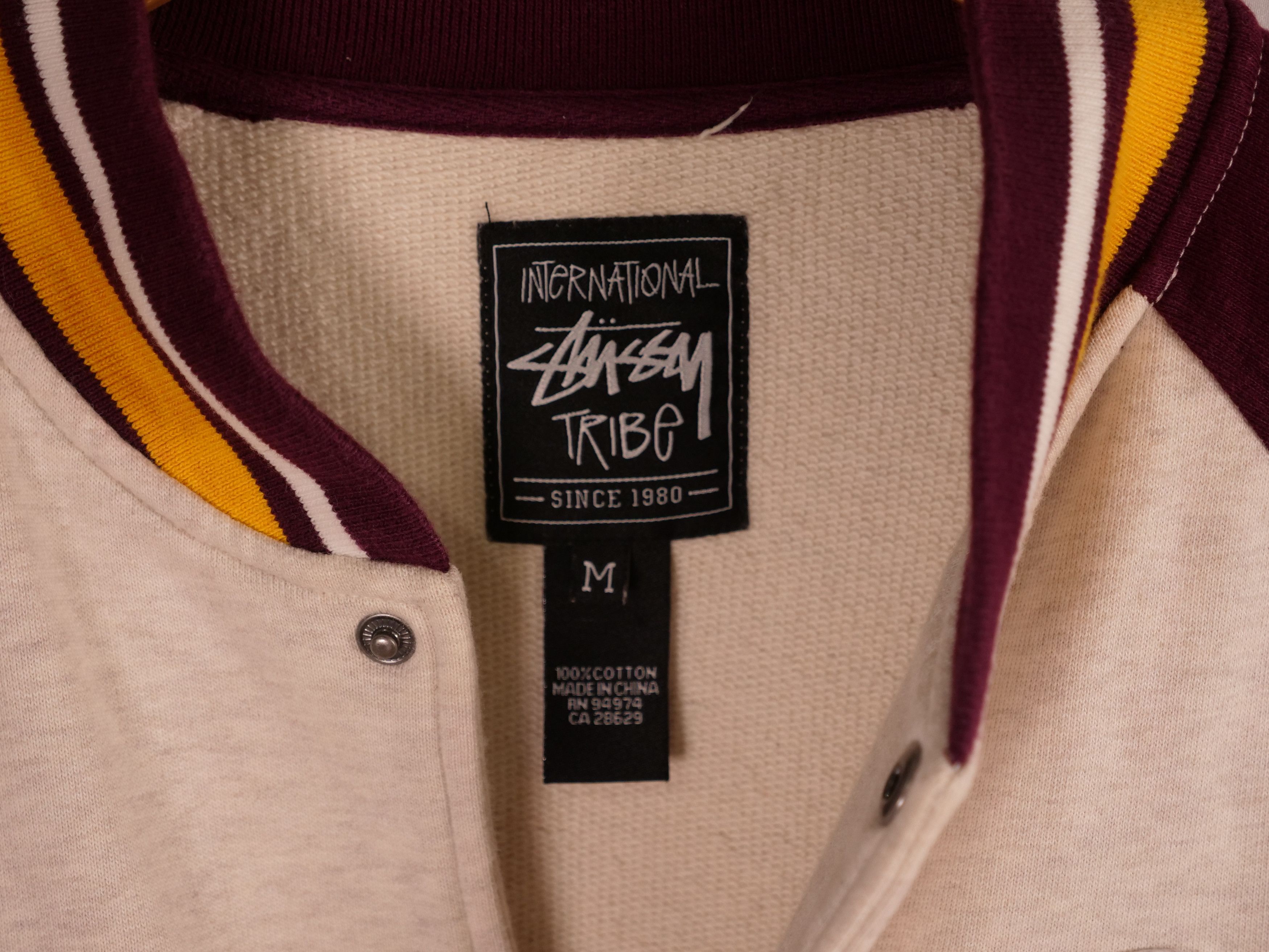 Stussy Stussy Intl Athletics Tribe Vintage Varsity Jacket Size US M / EU 48-50 / 2 - 2 Thumbnail