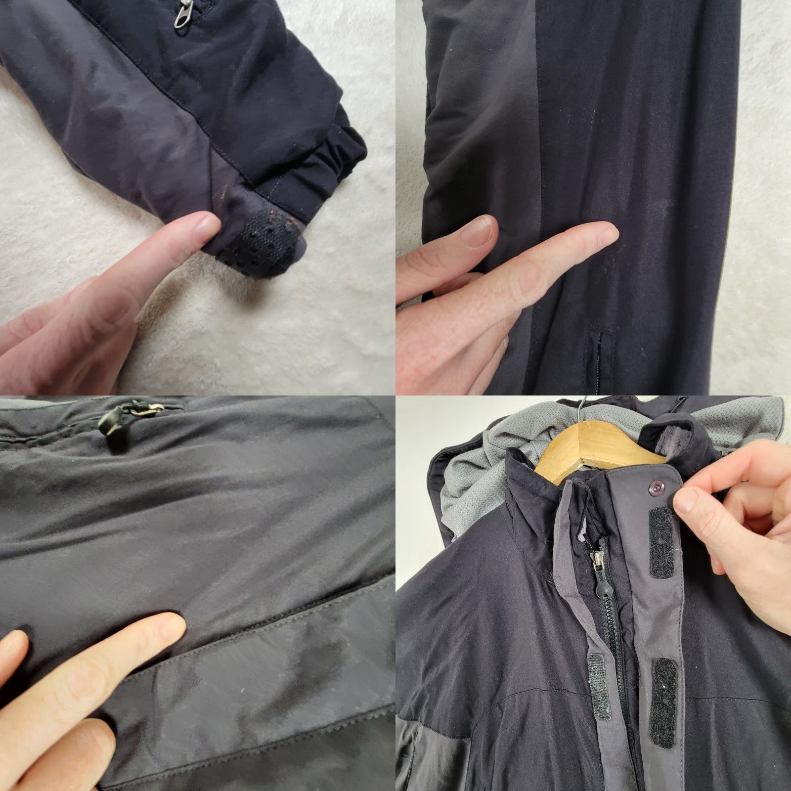 Patagonia VINTAGE Patagonia Jacket Men Large Gravity Black Hooded Zip Pockets Ski - 90s Outdoor Street Style Parka Winter Fall Spring Size US L / EU 52-54 / 3 - 9 Thumbnail
