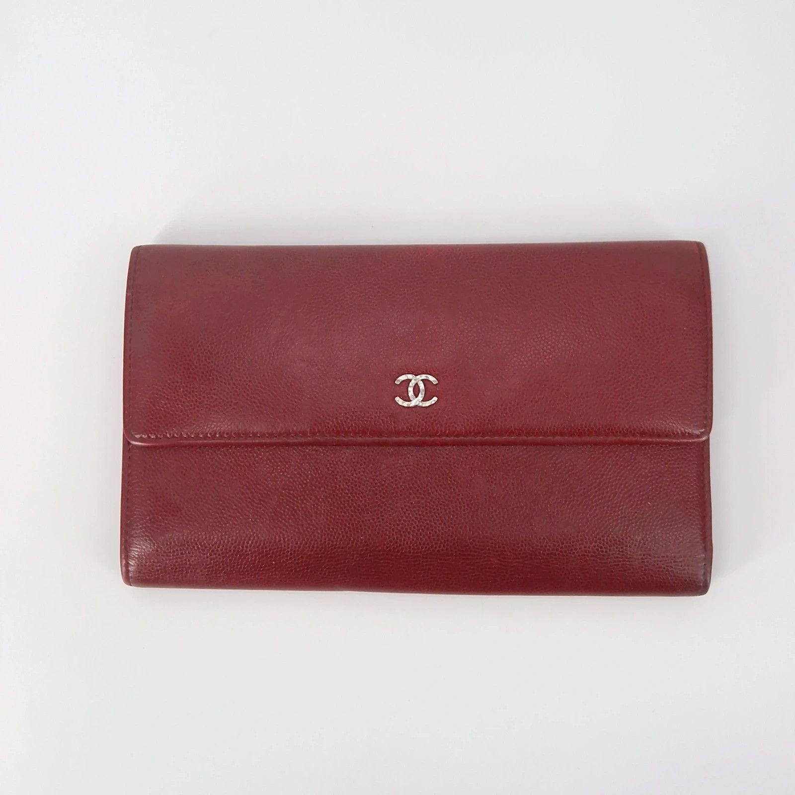 Chanel Chanel Textured Leather CC Logo Wallet Size ONE SIZE - 2 Thumbnail