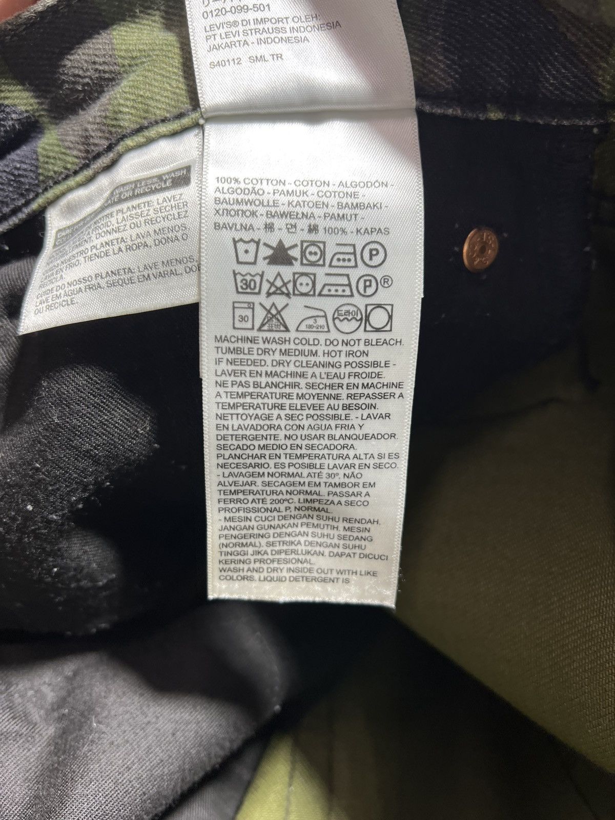 Bape Bape Levi 501 Camo Jeans Size US 30 / EU 46 - 5 Thumbnail