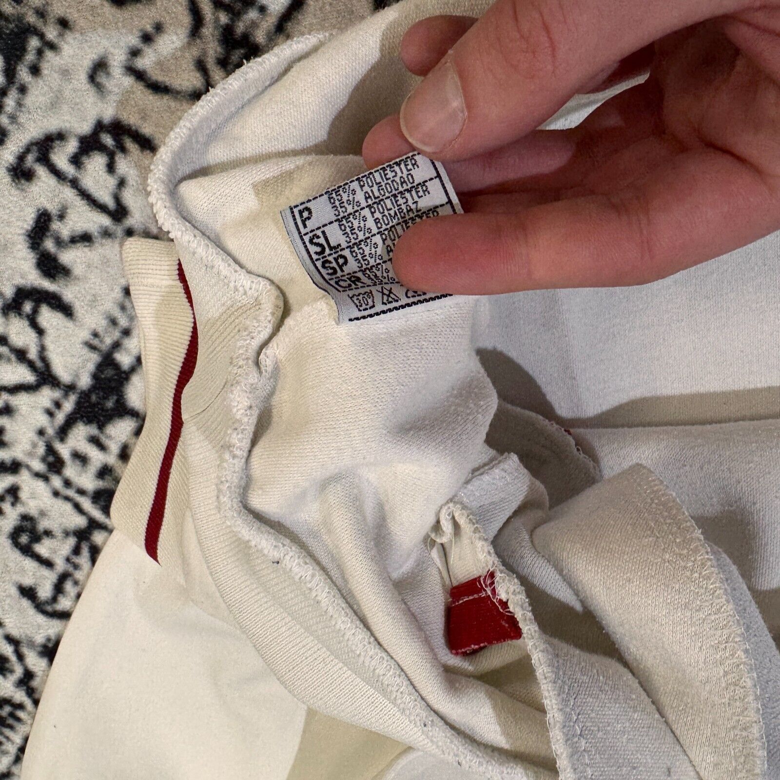 Vintage Vintage White Cotton Hoodie Size XL Asc League Hip Hop Size US XL / EU 56 / 4 - 12 Thumbnail