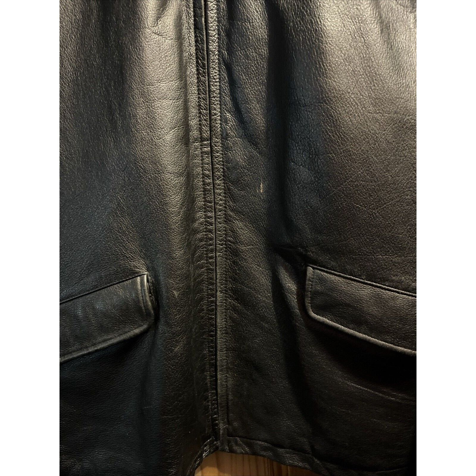 True Grit True Grit Vintage Men’s XL Leather Jacket Black LS Zip Y2K Size US XL / EU 56 / 4 - 8 Thumbnail
