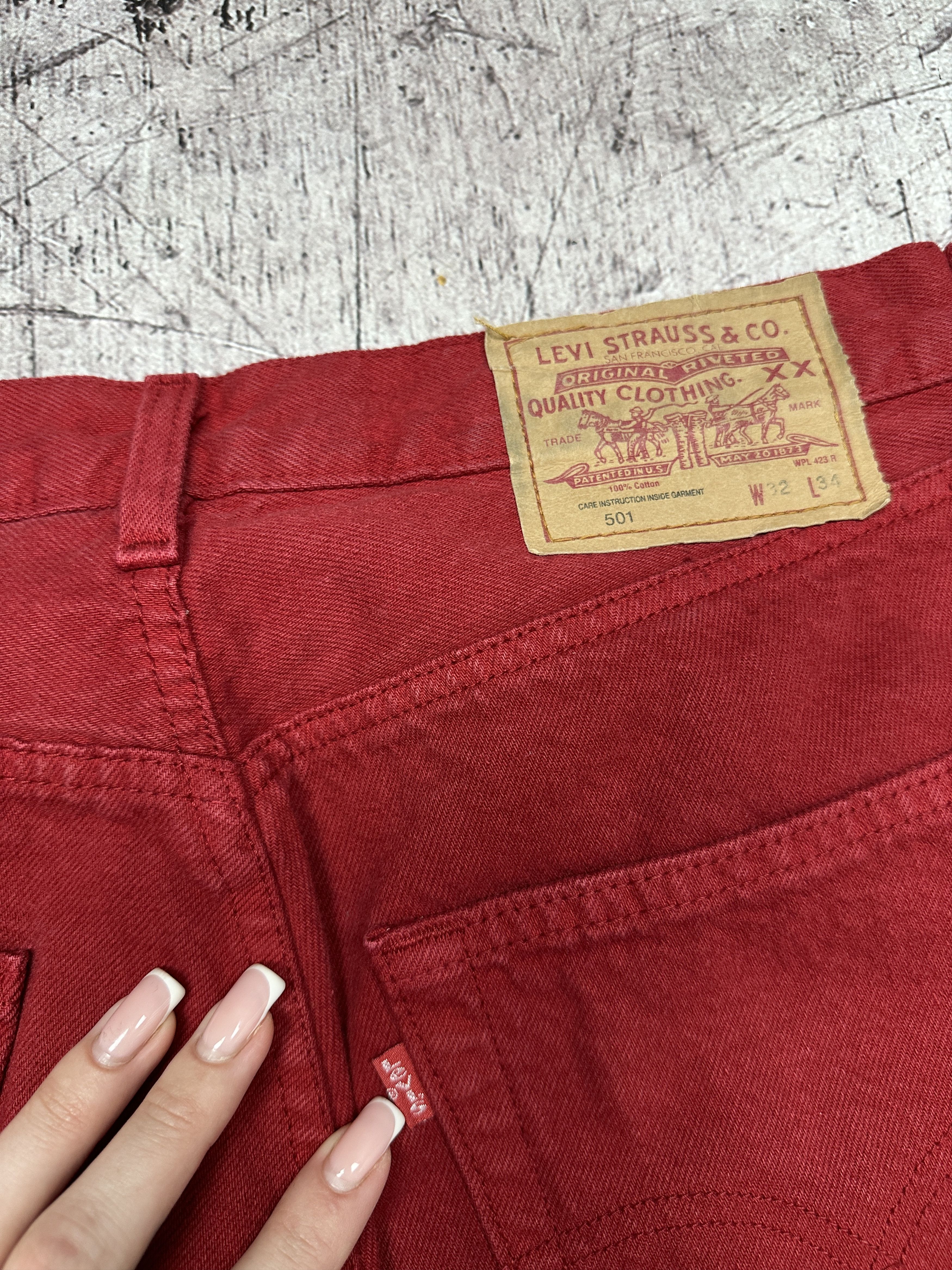 Levi's Levis 501 Vintage Mens Denim Pants Jeans Size US 32 / EU 48 - 3 Thumbnail