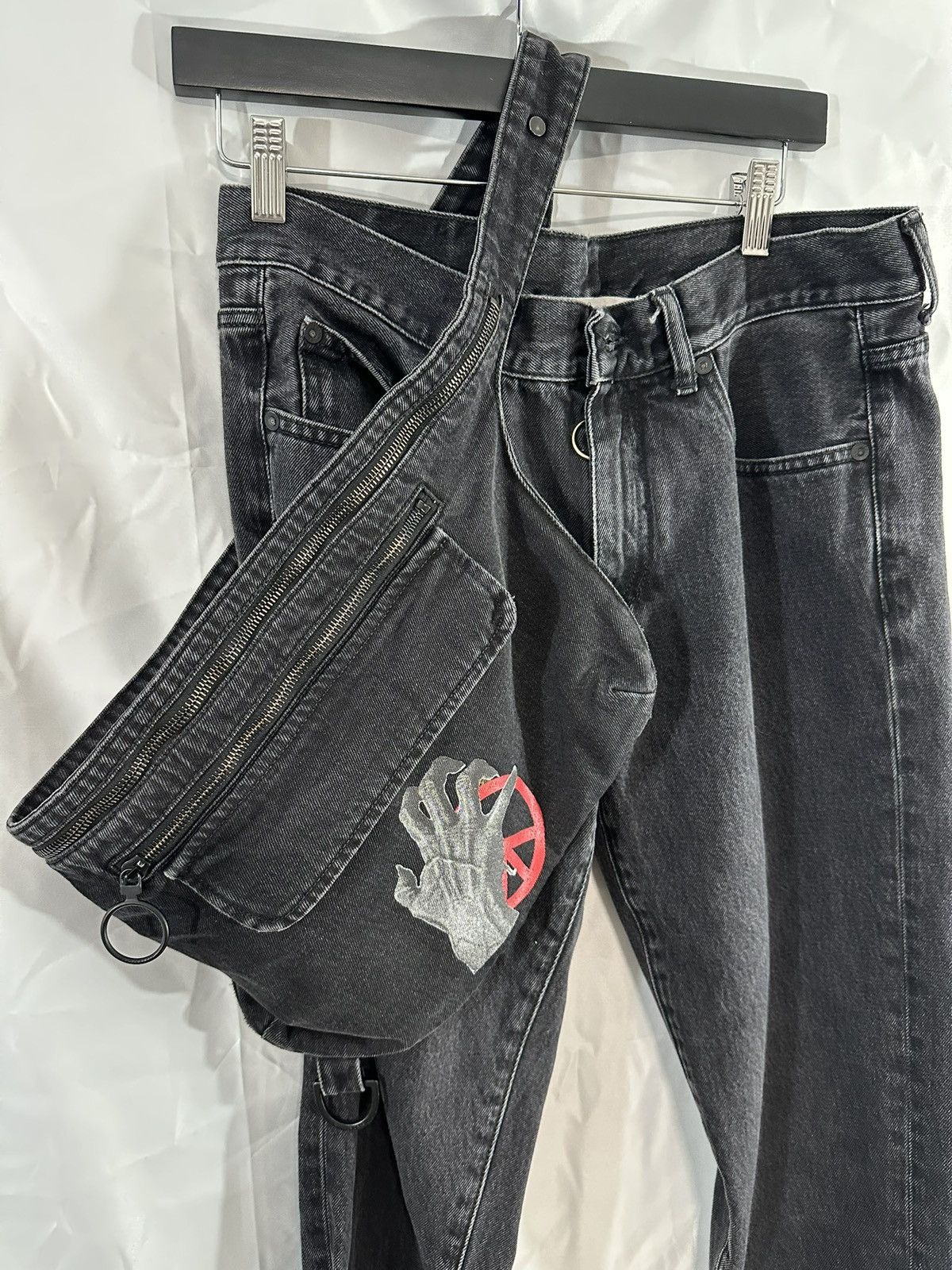 Off-White Off White Sick Denim & Bag Size US 31 - 4 Thumbnail