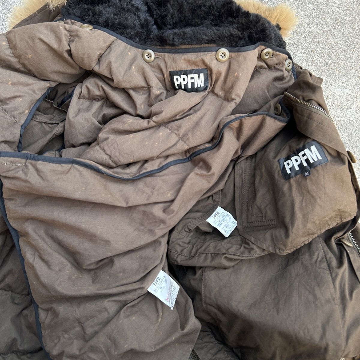 If Six Was Nine × Le Grande Bleu (L.G.B.) × PPFM Vintage PPFM Fur Parka Jacket 🧥 Size US M / EU 48-50 / 2 - 11 Thumbnail