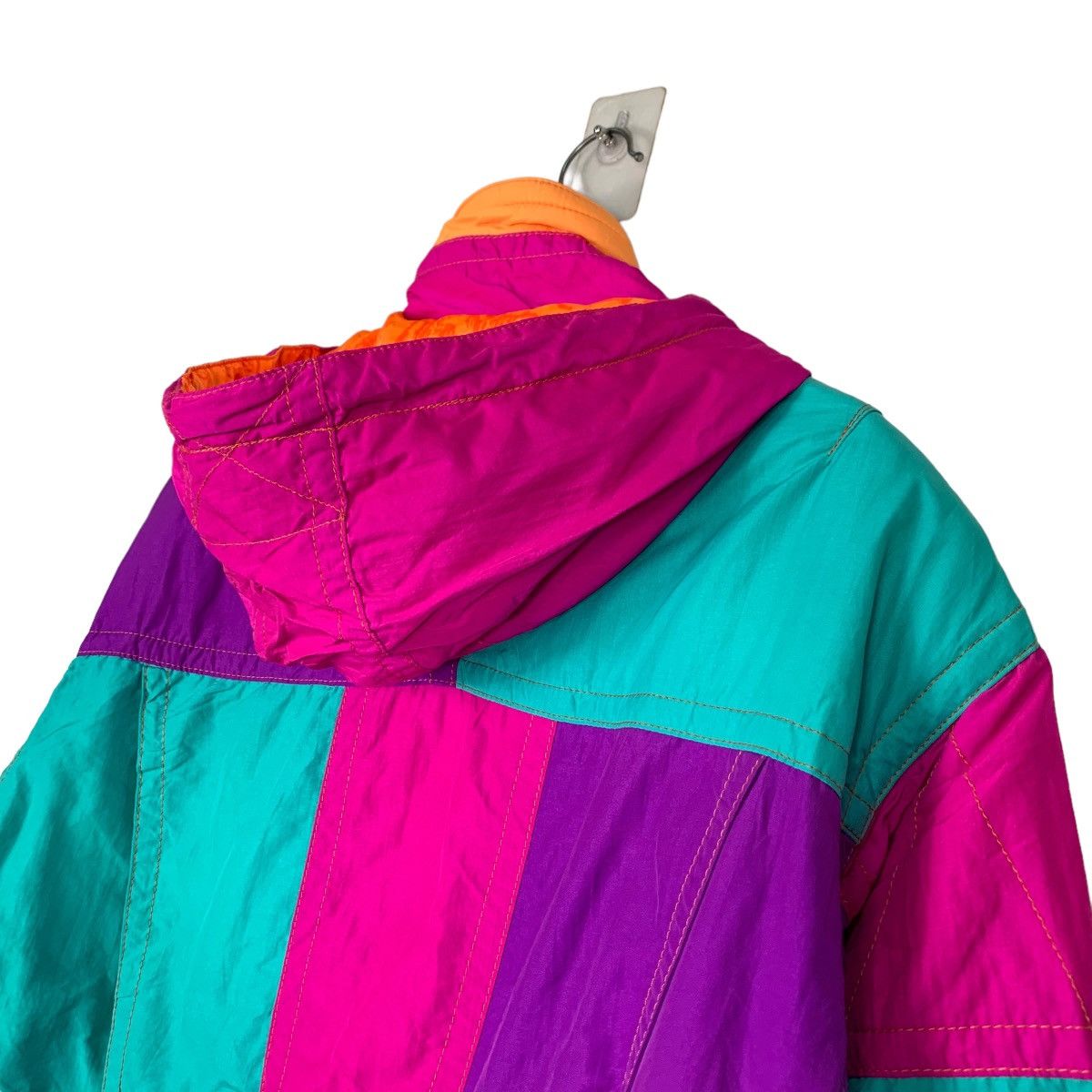 Goldwin GOLDWIN Premier Mix Multicolor Hooded Ski Jacket #0068-C4 Size US L / EU 52-54 / 3 - 9 Thumbnail