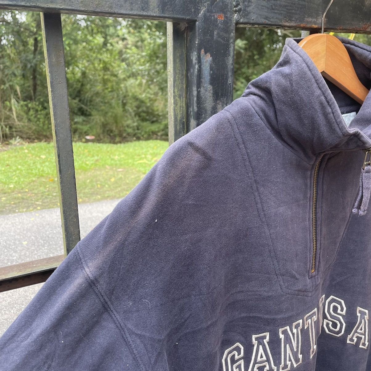 Gant × Vintage 🔥Vintage Gant USA Embroidered Logo Half Zipper Sweatshirts Size US XL / EU 56 / 4 - 6 Thumbnail