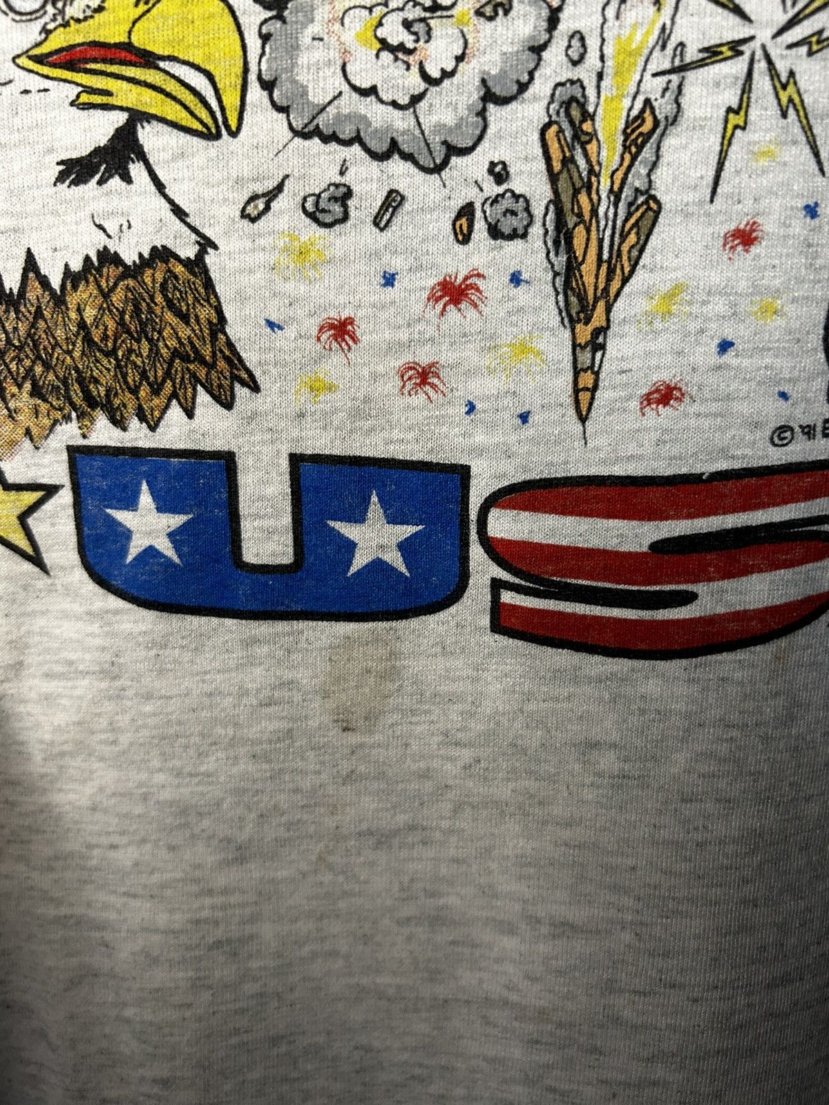 Vintage Vintage Desert Storm USA Single Stitch Tee (1991) Size US L / EU 52-54 / 3 - 4 Thumbnail