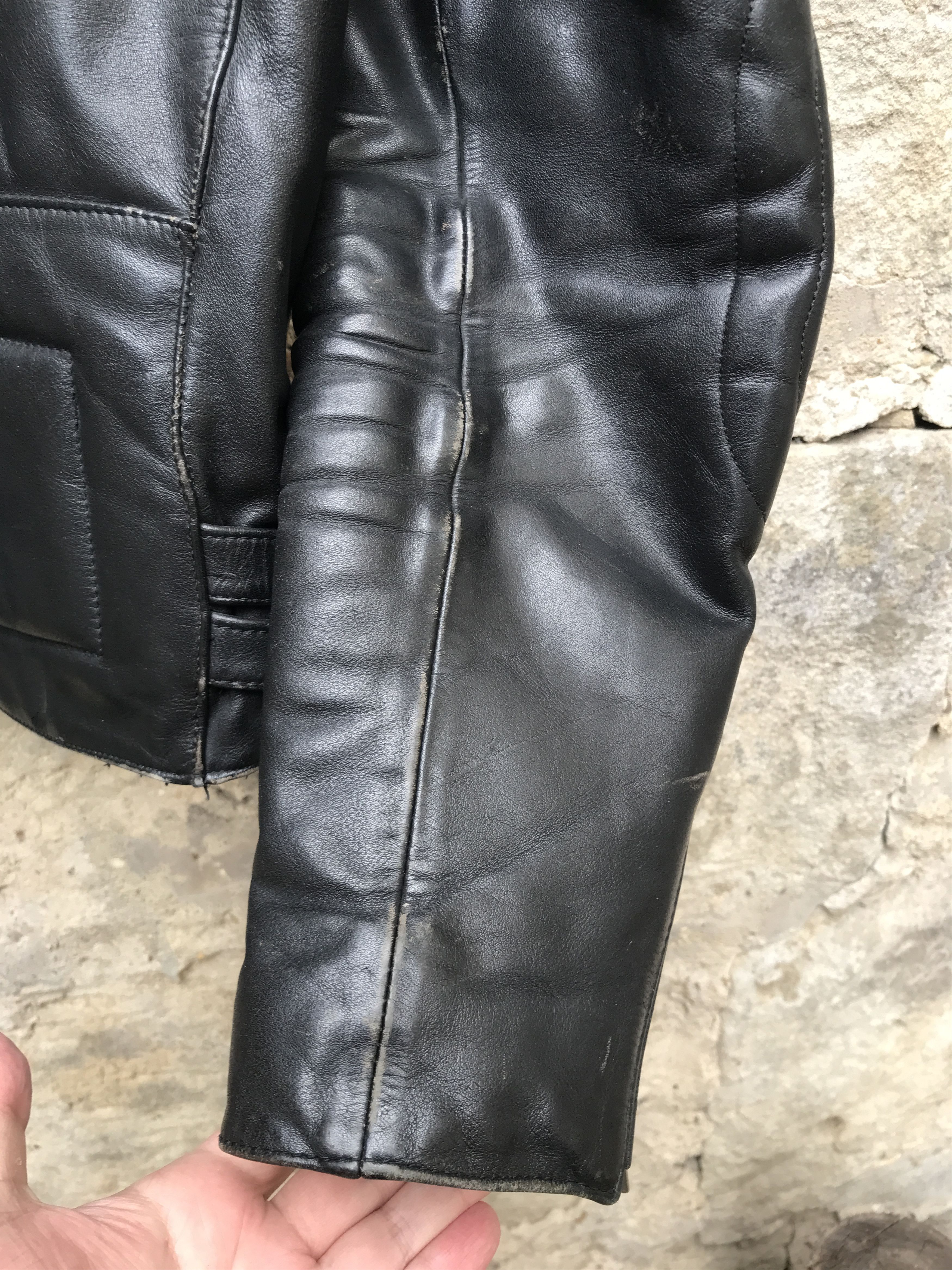 Vintage Rare Vintage 80s German Motorcycle Leather Biker Jacket Size US M / EU 48-50 / 2 - 20 Thumbnail