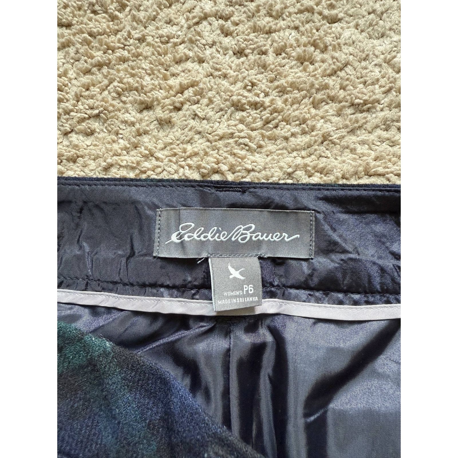 Eddie Bauer Eddie Bauer Plaid Mini Skirt Blue / Green Women's 6P Size 28" / US 6 / IT 42 - 4 Thumbnail