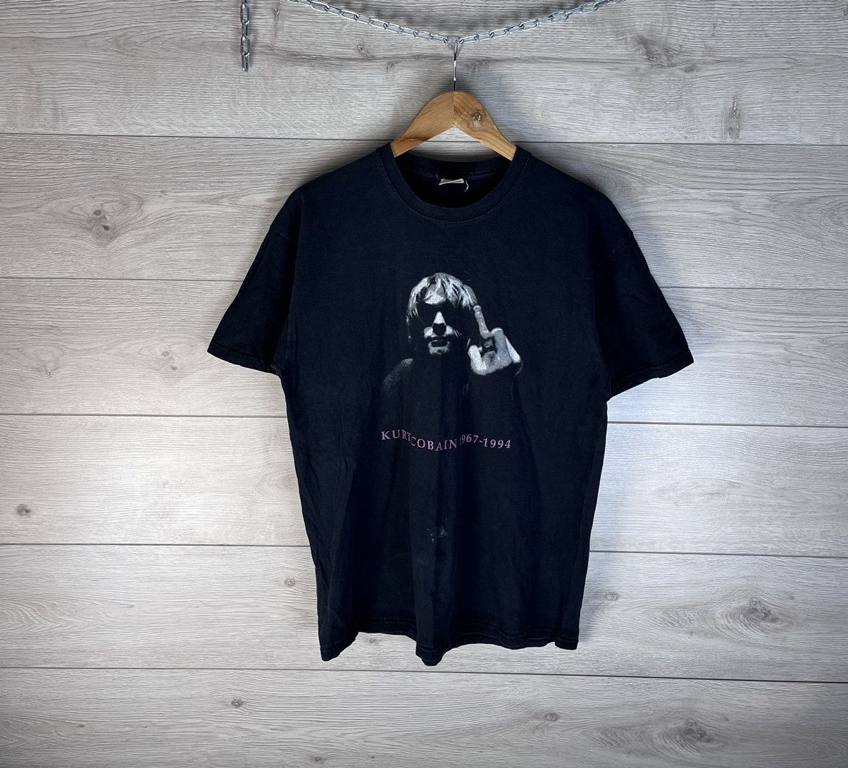 『 Cobain』FRUIT OF THE LOOM ブラック Tシャツ NIRVANA 