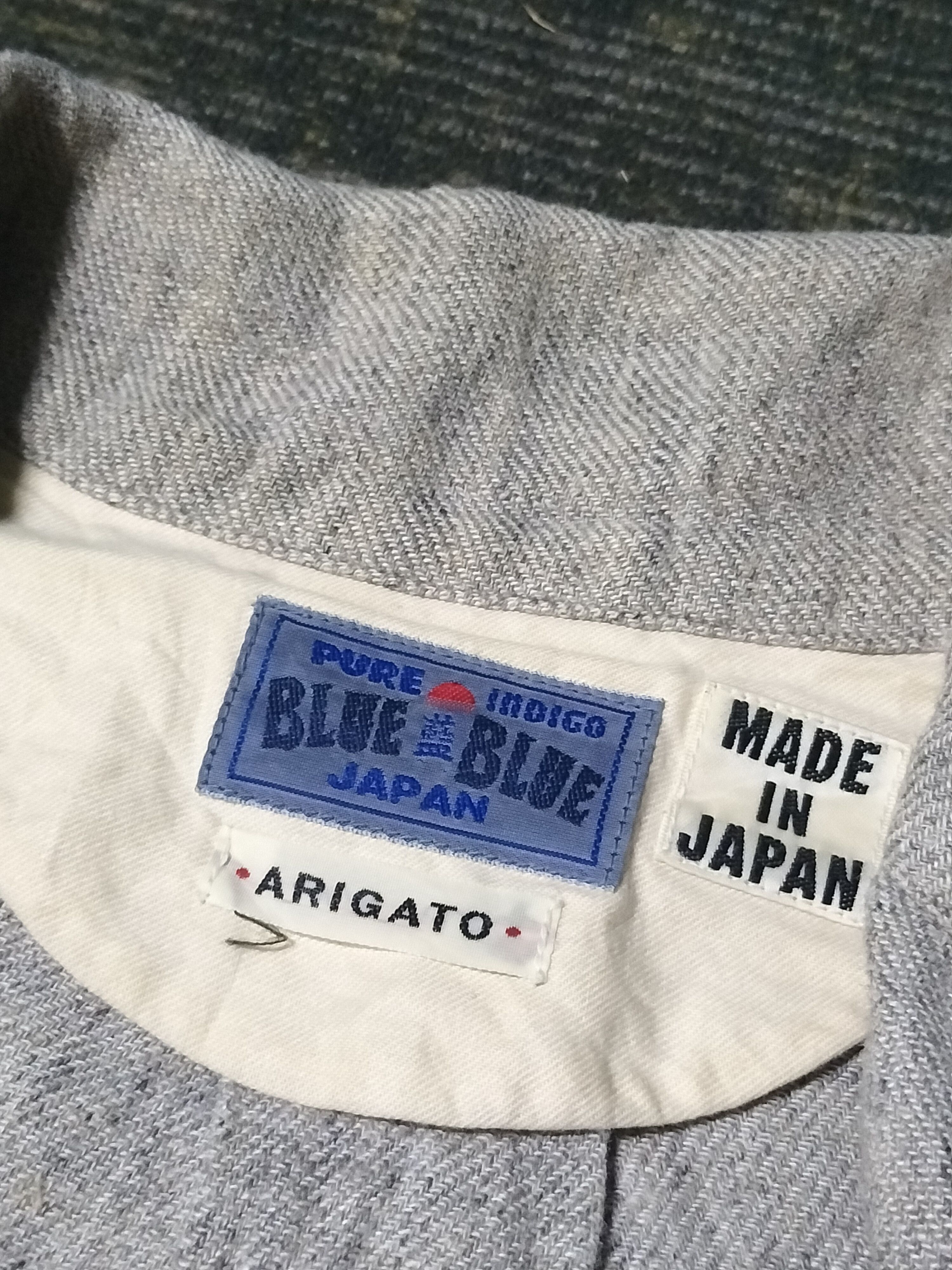 Blue Blue Japan Vintage Blue Japan Arigato Lab Coat Soft Denim Gray Salt Size US S / EU 44-46 / 1 - 2 Thumbnail