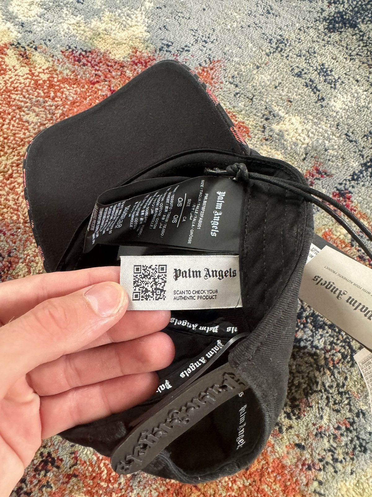 Palm Angels New Palm Angels Flames Cap Size ONE SIZE - 4 Thumbnail