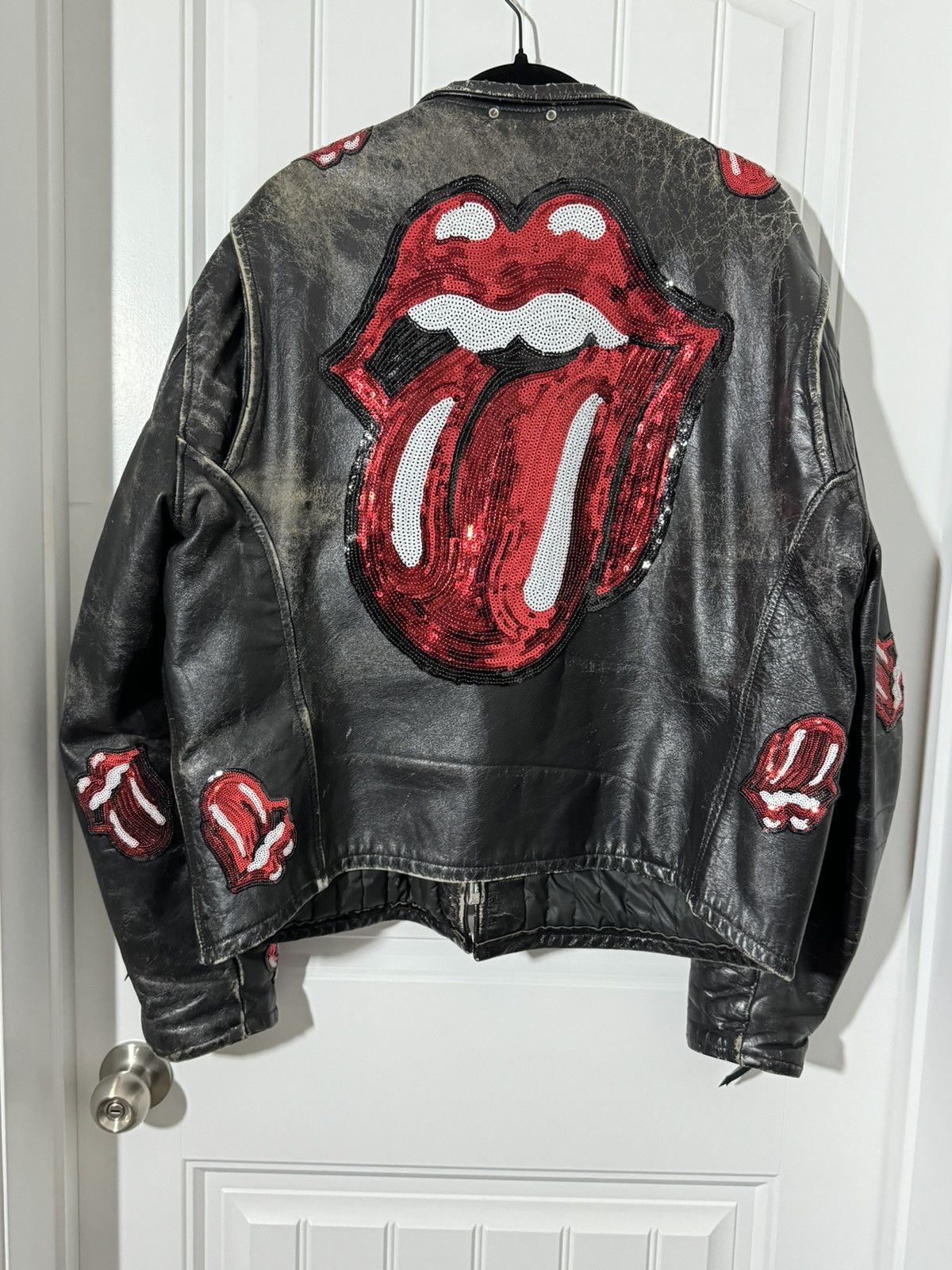 MadeWorn MadeWorn Rolling Stones Leather Jacket XL NWT Rare Size US XL / EU 56 / 4 - 2 Thumbnail