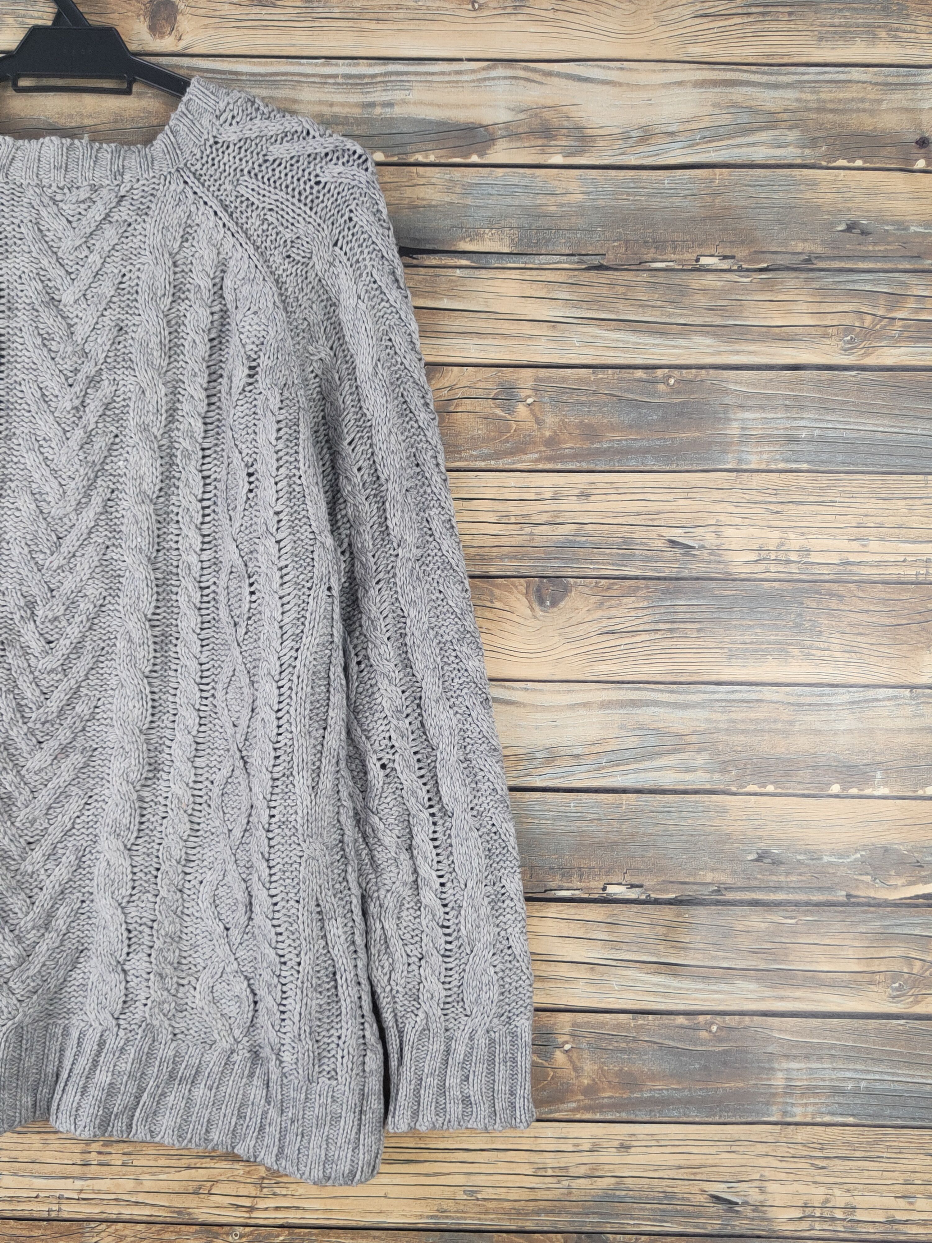 Vintage DL Back Number Gray Knitwear Sweatshirts #1617 Size L / US 10 / IT 46 - 9 Thumbnail