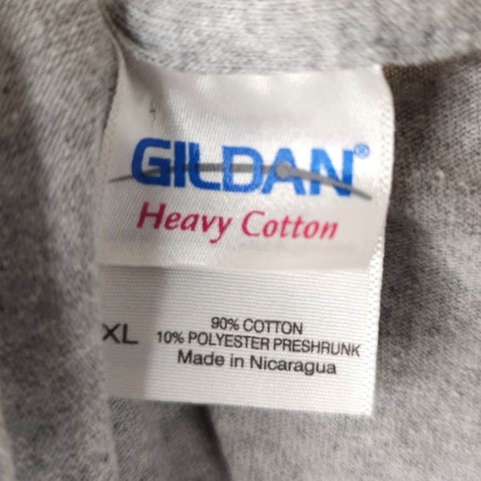 Gildan Gildan Road America T Shirt Mens XL Gray All Over Print Speedway Elkhart Lake/Dirt Track Racing Wisconsin Shirts Mens XL Gray Size US XL / EU 56 / 4 - 5 Thumbnail