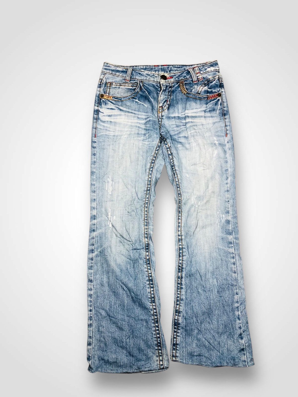 Jean Unbrand Distressed Jeans (21) Size US 29 - 1 Thumbnail