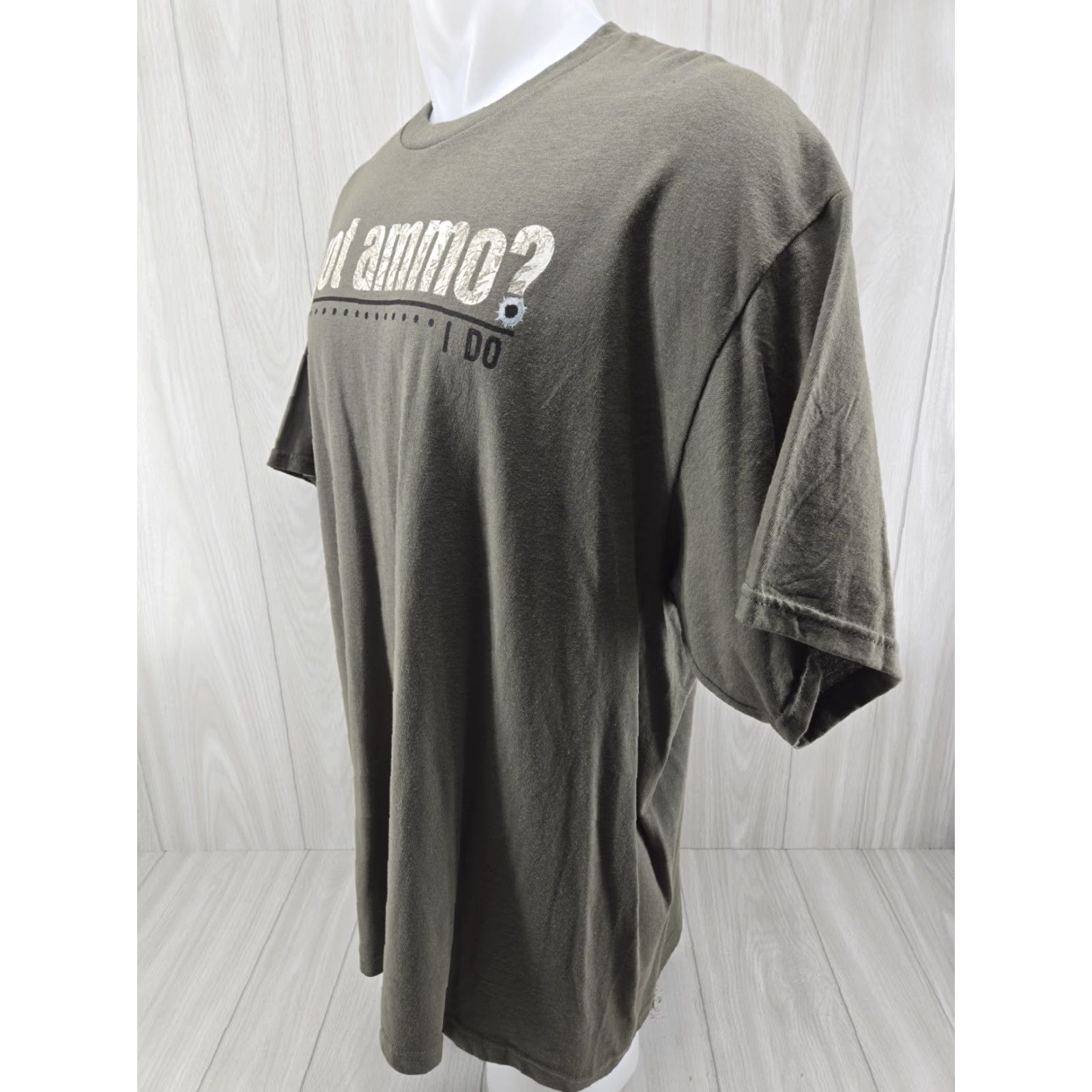 Vintage Academy Sports Outdoors Got Ammo I Do Men’s 2XL Army Green T Shirt Size US XXL / EU 58 / 5 - 4 Thumbnail