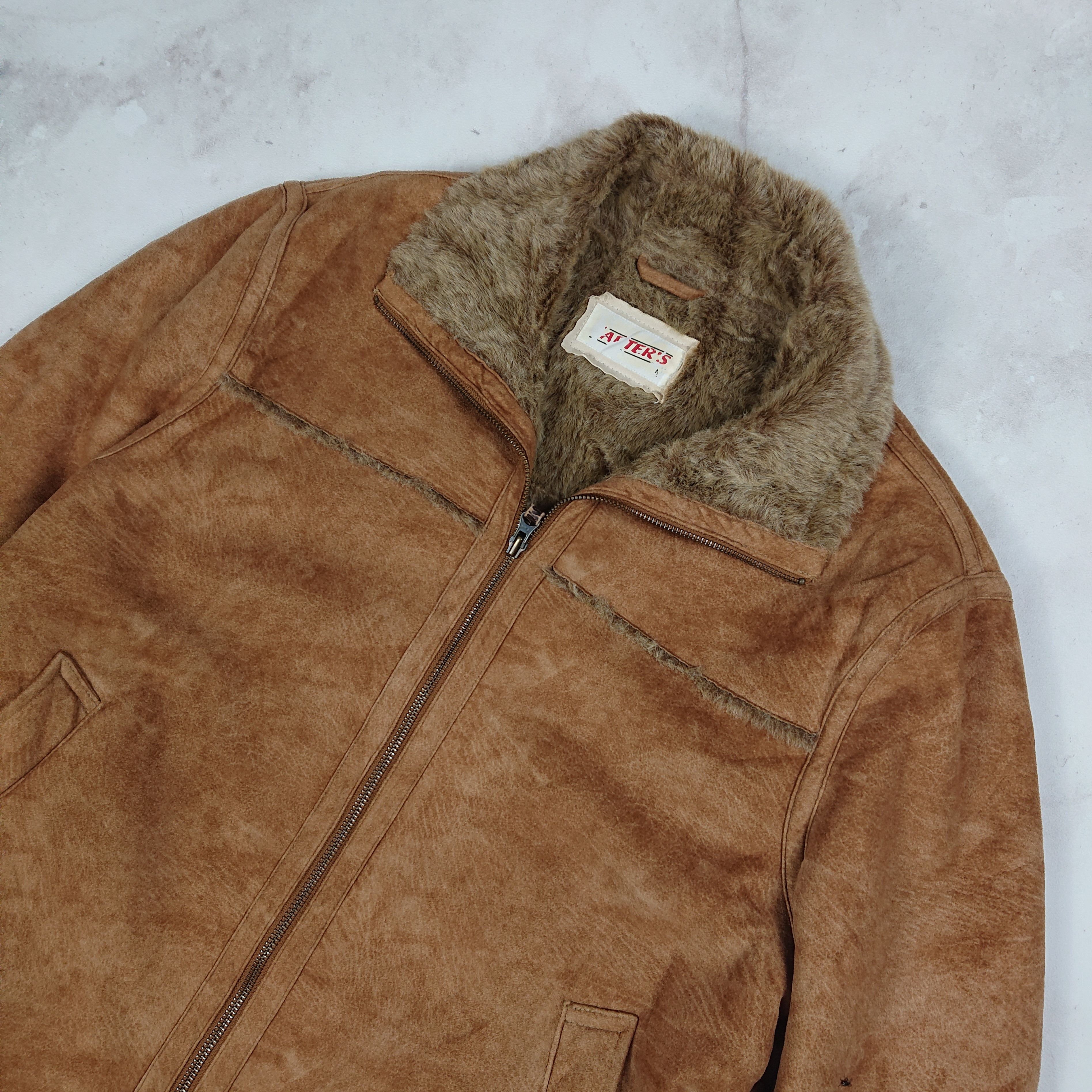 Vintage Vintage Carters Brown Fur Jacket Size US L / EU 52-54 / 3 - 2 Thumbnail