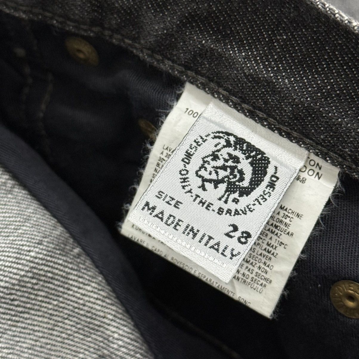 Diesel Vintage Flare Diesel Industry Distressed Unisex Denim Pants Size US 28 / EU 44 - 14 Thumbnail