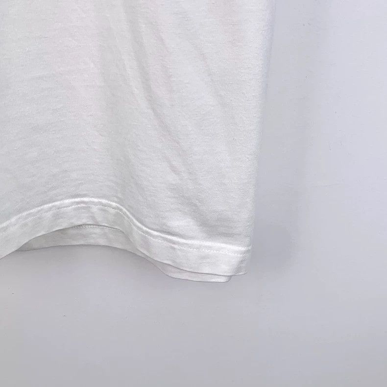 Balenciaga Balenciaga White logo monogram embroidered cotton crewneck Size US XXS / EU 40 - 5 Thumbnail