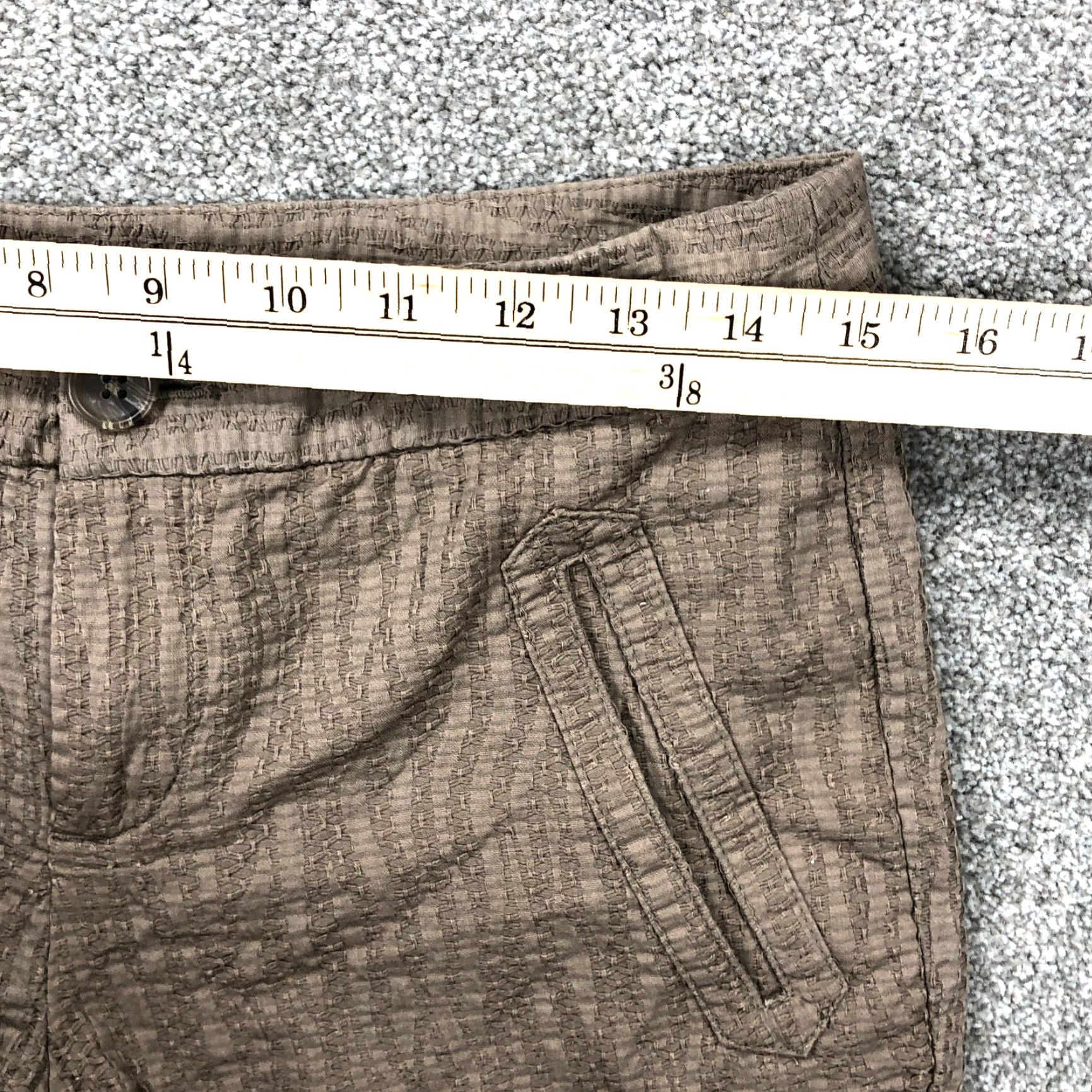 Banana Republic VINTAGE Banana Republic Chino Shorts Women 4 Tan Martin Flat Front Mid Rise Ladies 9" Size 27" / US 4 / IT 40 - 3 Thumbnail