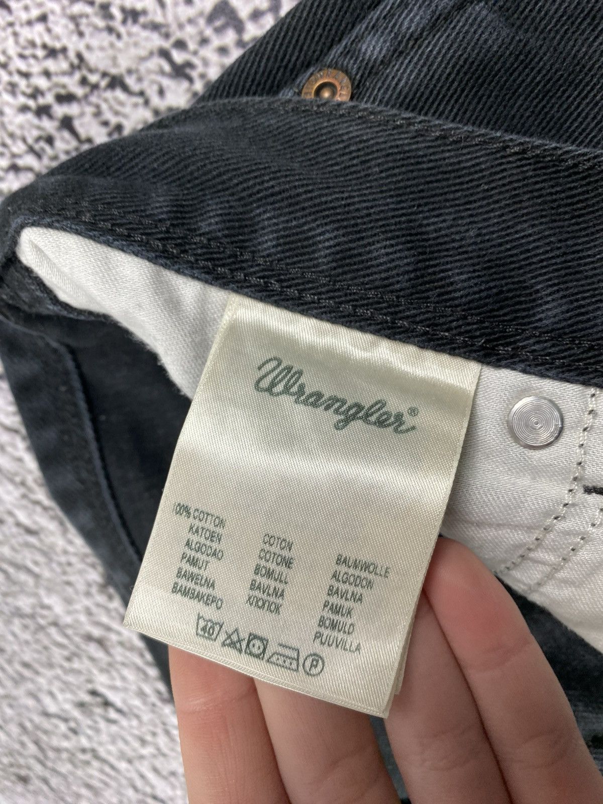 Vintage Vintage Y2K Wrangler faded straight denim jeans streetwear Size US 34 / EU 50 - 7 Thumbnail