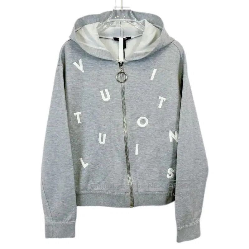 Louis Vuitton Louis Vuitton Women's Gray Cotton Jacket . Size XS / US 0-2 / IT 36-38 - 1 Thumbnail