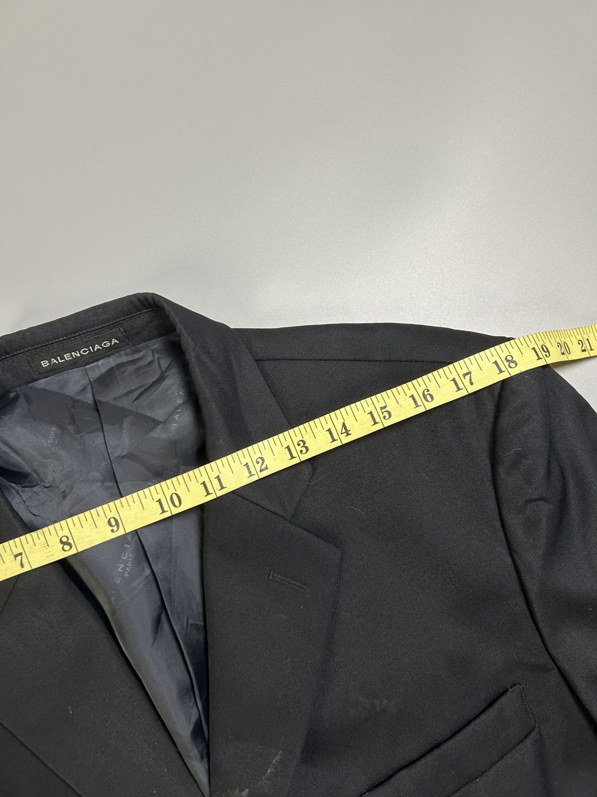 Balenciaga Vintage Baleciaga Men Blazer Size 44R - 9 Thumbnail