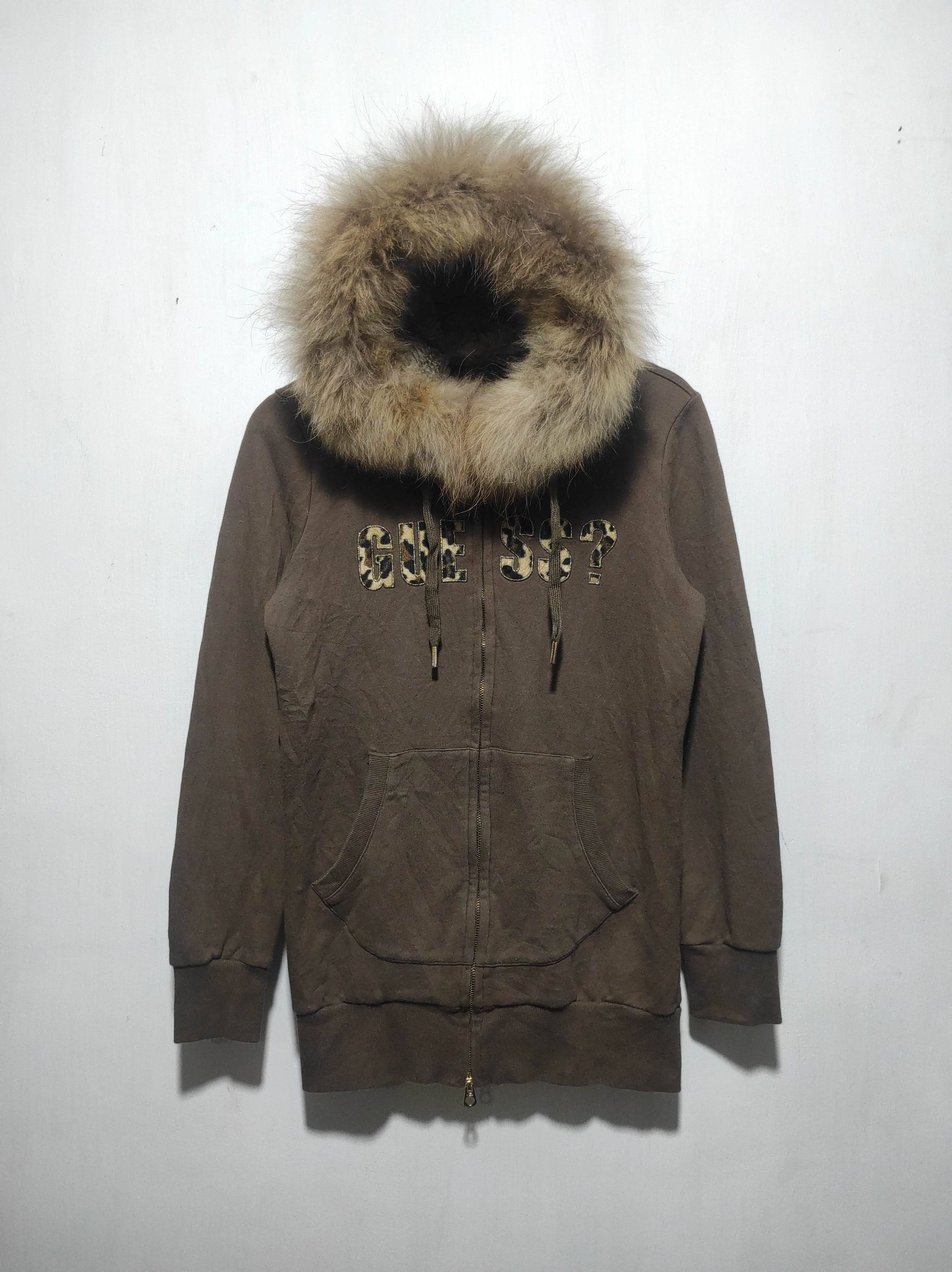 Guess Guess Leopard Double Zip Fur hoodie ifsixwasnine lgb style Size S / US 4 / IT 40 - 2 Thumbnail