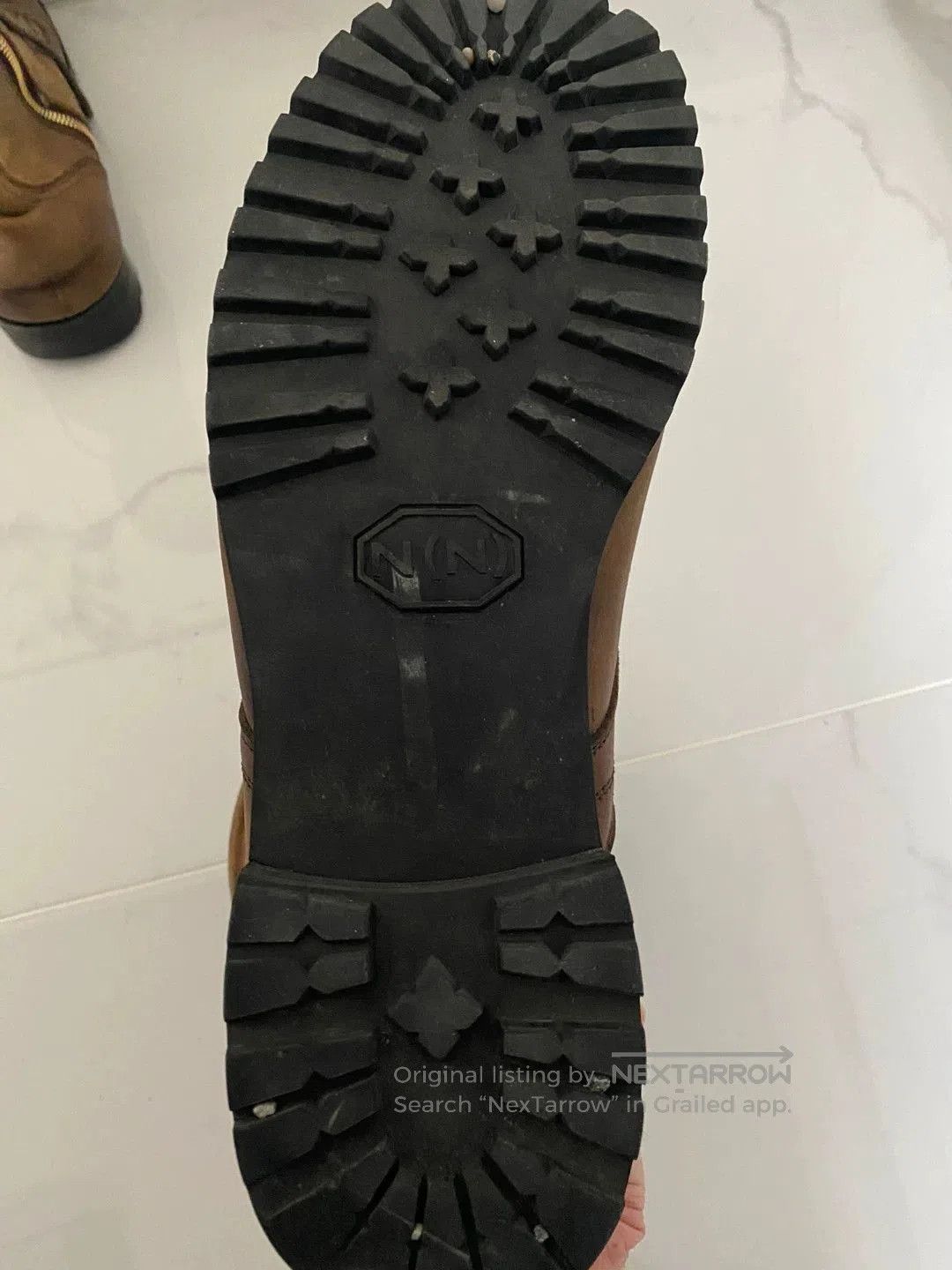 Number (N)ine Number (N)ine AW08 Leather Military Boots. Size US 9 / EU 42 - 5 Thumbnail