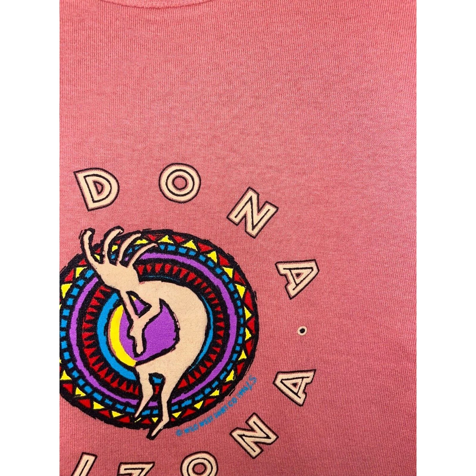 Jerzees Vintage Sedona Arizona Shirt Pink AZ Tee 90s VTG 1996 Large Size US L / EU 52-54 / 3 - 4 Thumbnail