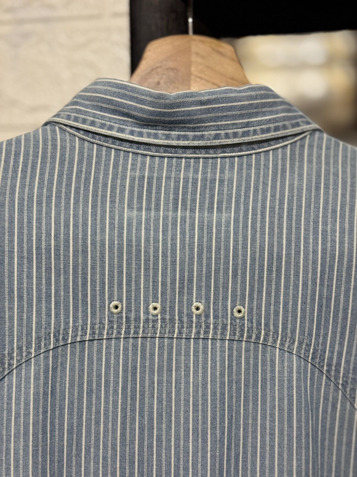 Polo Ralph Lauren 90s Polo Ralph Lauren inspired 30s USN Chambray Chinstrap Size US L / EU 52-54 / 3 - 8 Thumbnail