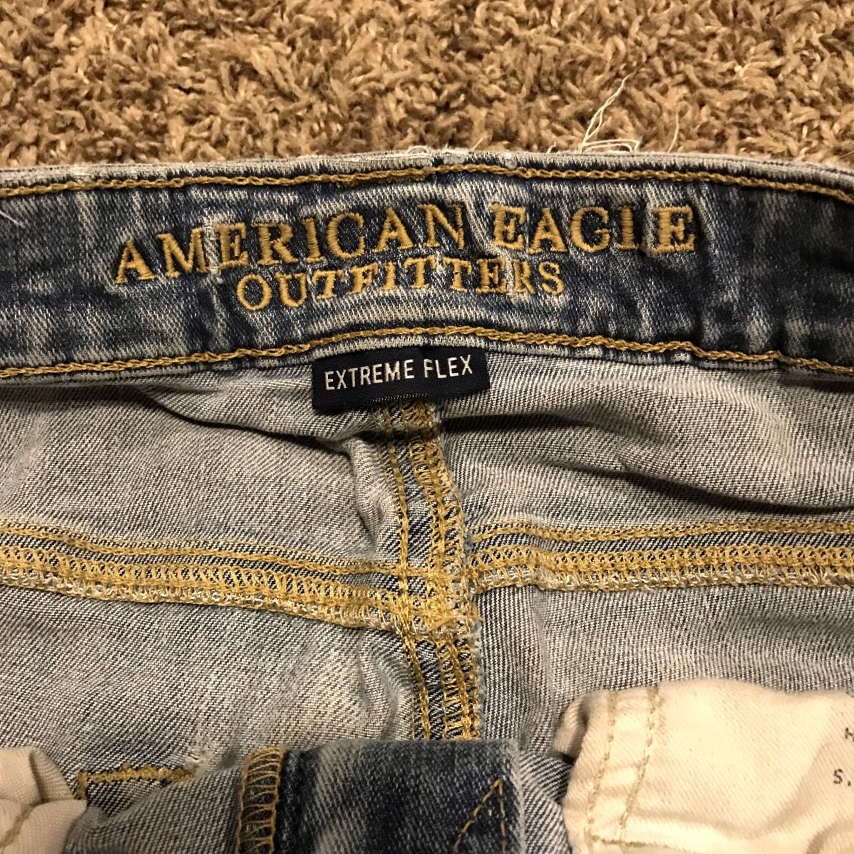 American Eagle Outfitters American Eagle Outfitters Jeans Straight Mens 31x30 Cotton Denim Blue A2 Size US 31 - 3 Thumbnail