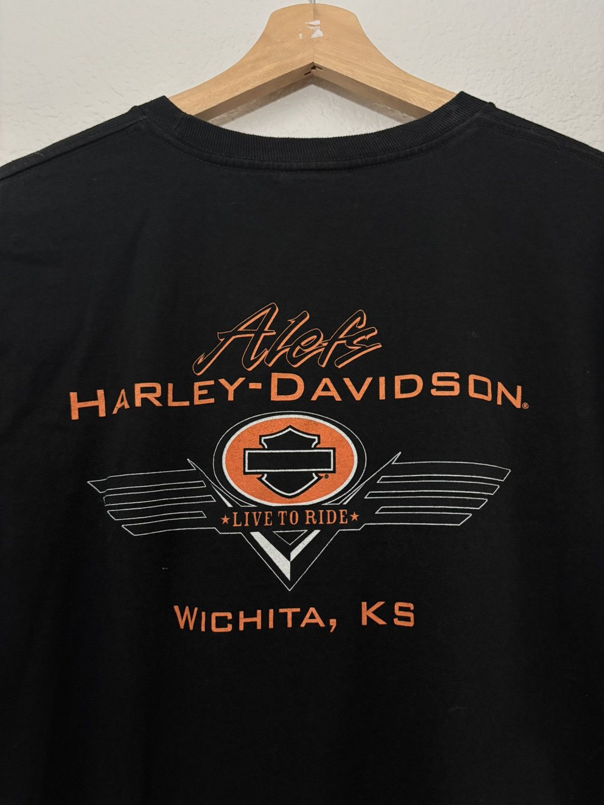 Harley Davidson Harley Davidson Vintage 2000’s Pin Up Girl Tee shirt Size US XL / EU 56 / 4 - 5 Thumbnail