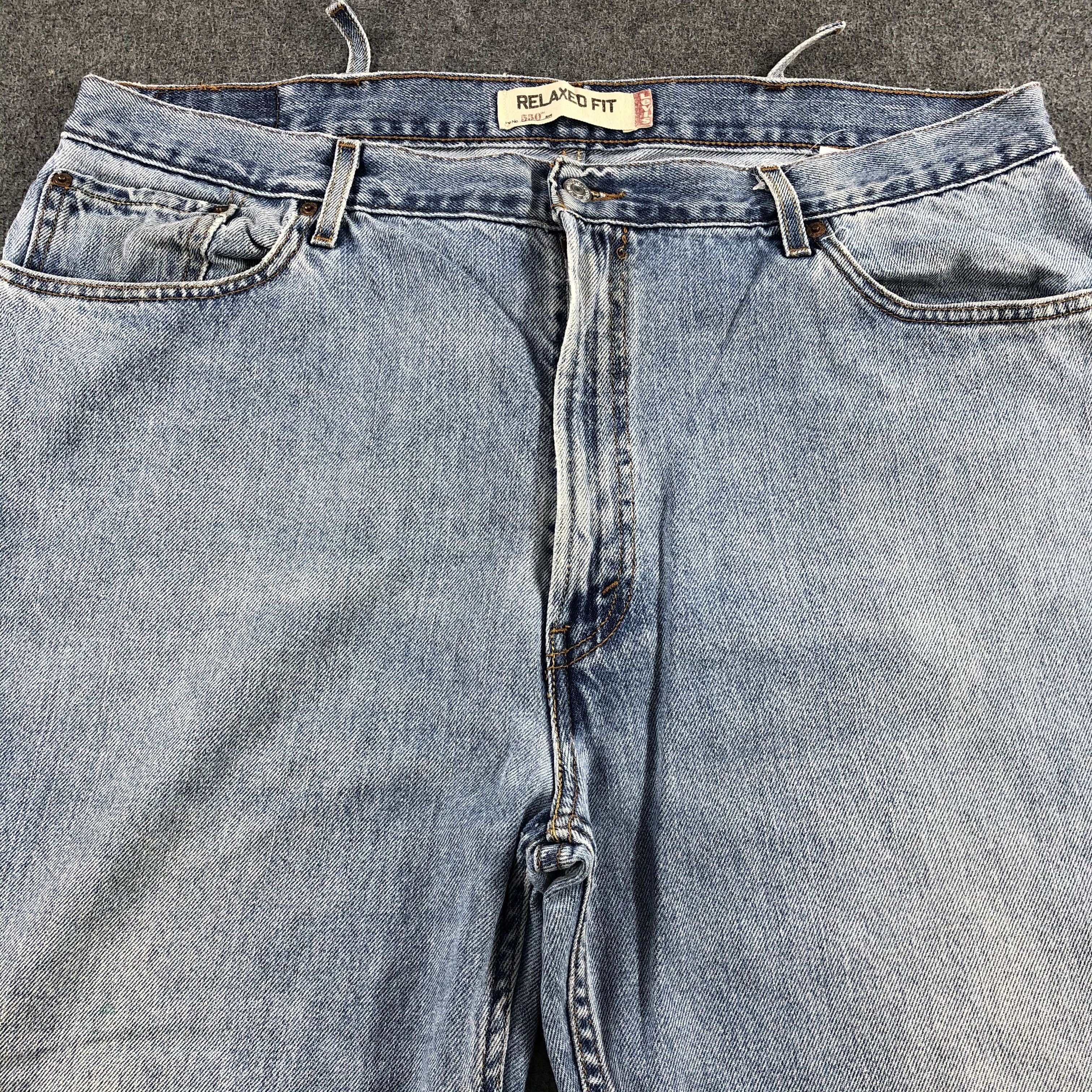 Levi's Vintage Blue Wash Levis 550 Jeans-J1582 Size US 42 / EU 58 - 3 Thumbnail