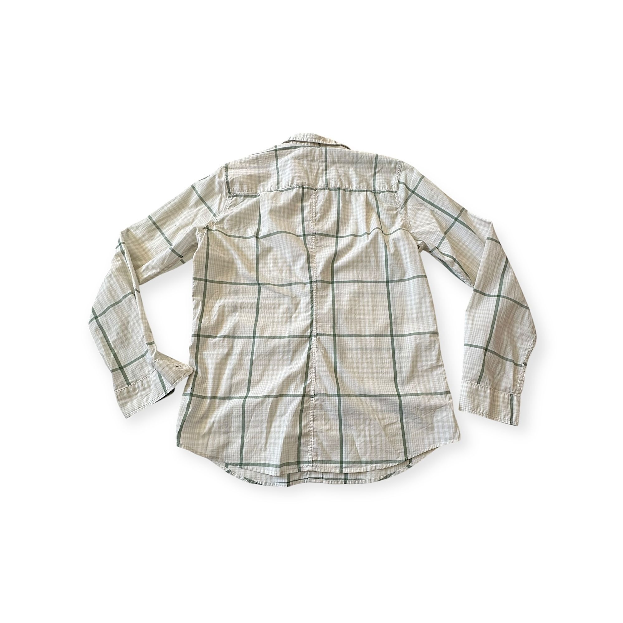 Frank & Eileen Frank & Eileen Barry Shirt, Size XL , Green/sand Check, New, Size XL / US 12-14 / IT 48-50 - 5 Thumbnail