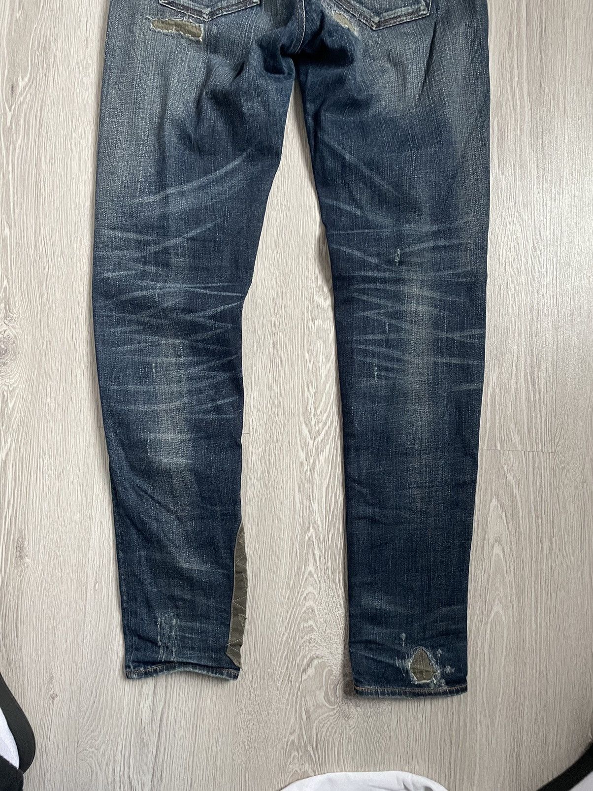 Denim & Supply Ralph Lauren Rare💥 Patchwork Denim Supply Ralph Lauren Skinny Jeans Size US 31 - 6 Thumbnail