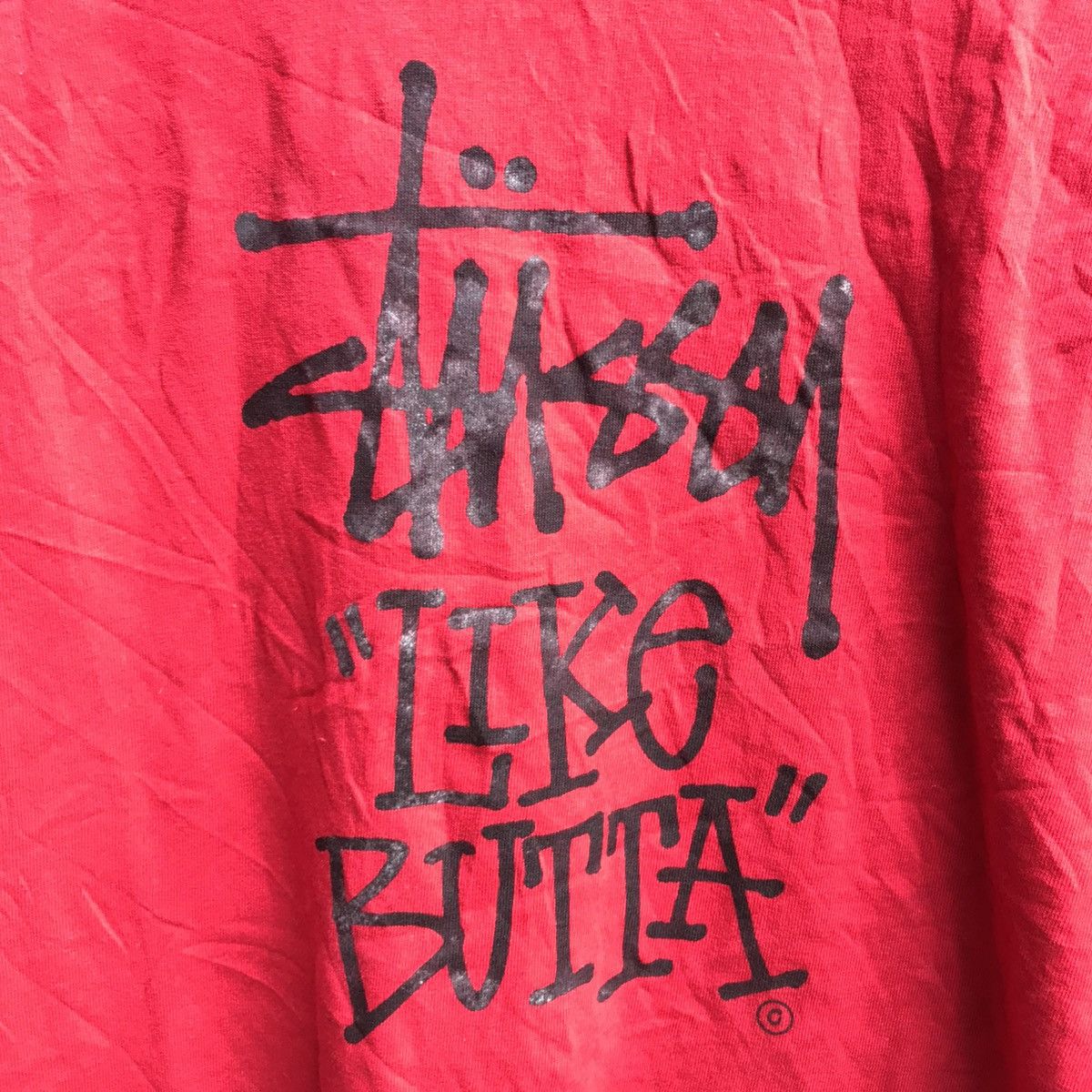 Stussy Vintage 80s STUSSY Like Butta tee usa Size US XL / EU 56 / 4 - 4 Thumbnail