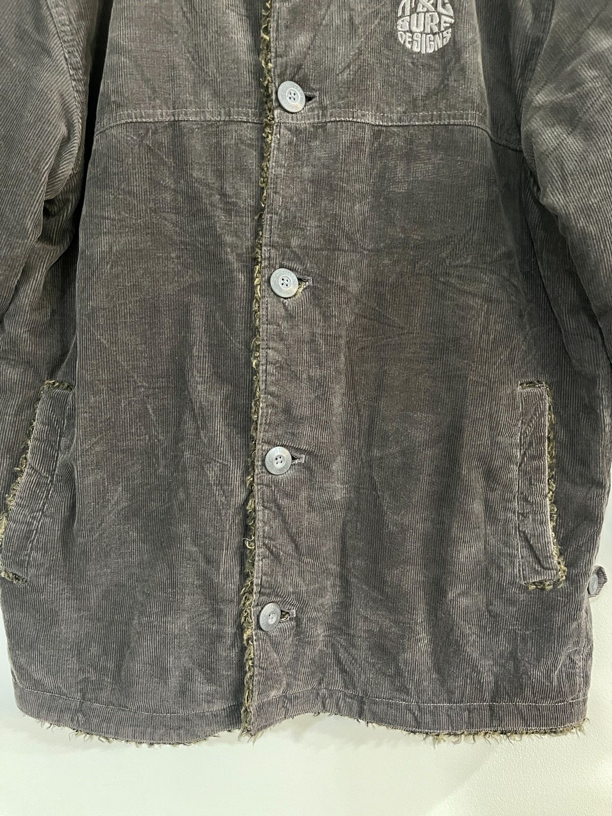 Vintage VINTAGE LEGENDARY T&C SURFING CORDUROI FLEECE INSIDE JACKET Size US L / EU 52-54 / 3 - 8 Thumbnail