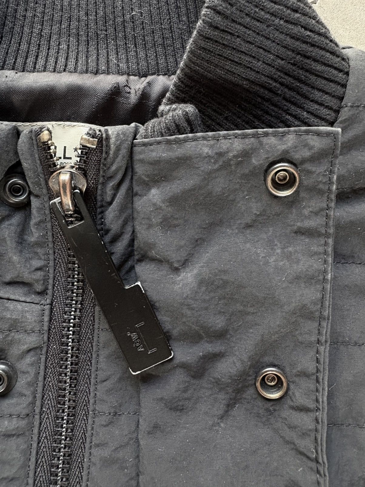 A-COLD-WALL* ACW Asymmetric 3D Padded Pocket Puffer Rib Gilet, Size L Size US L / EU 52-54 / 3 - 11 Thumbnail