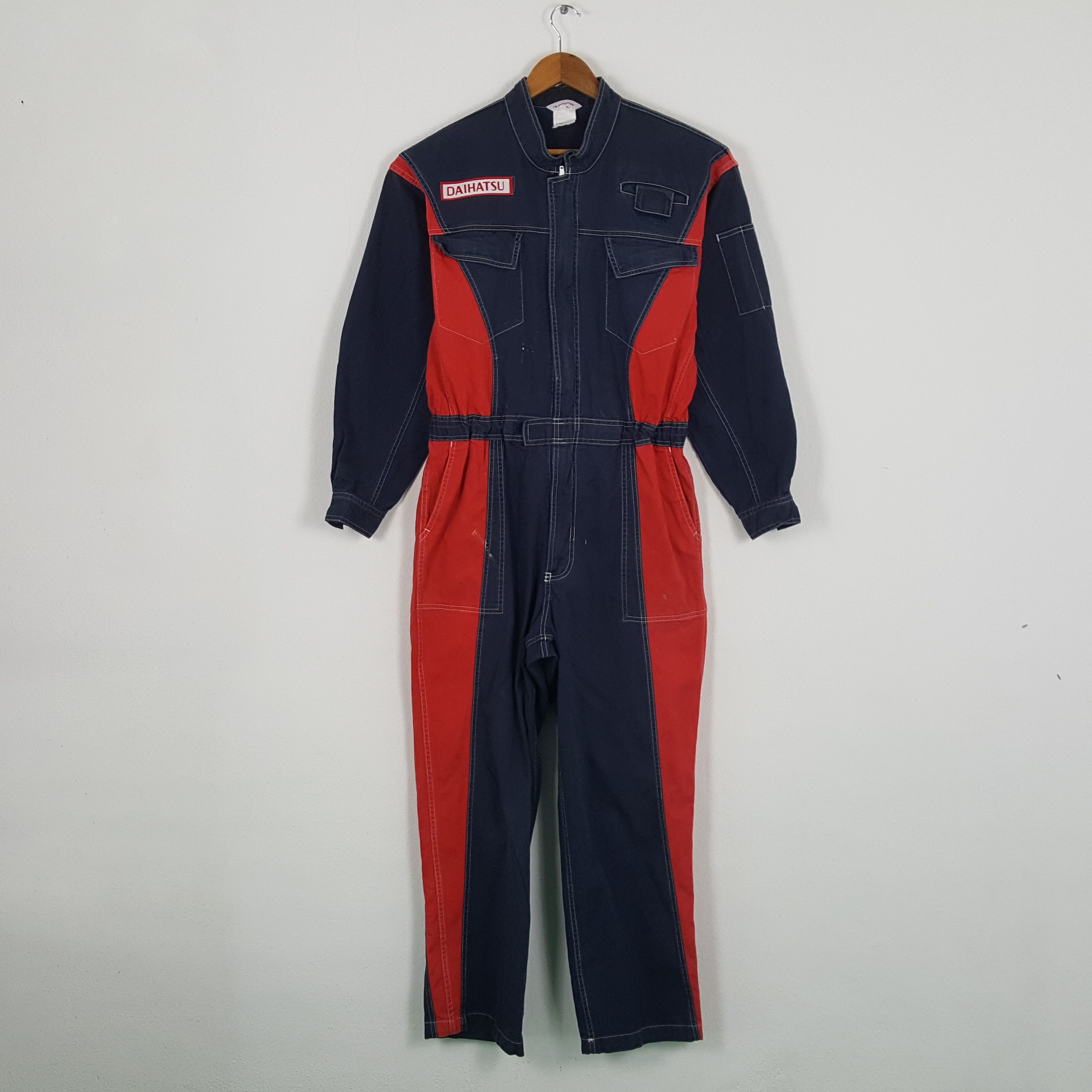 Japanese Brand × Vintage Vintage DAIHATSU Japanese Motorsports Staff Coverall Jacket Size US XL / EU 56 / 4 - 4 Thumbnail