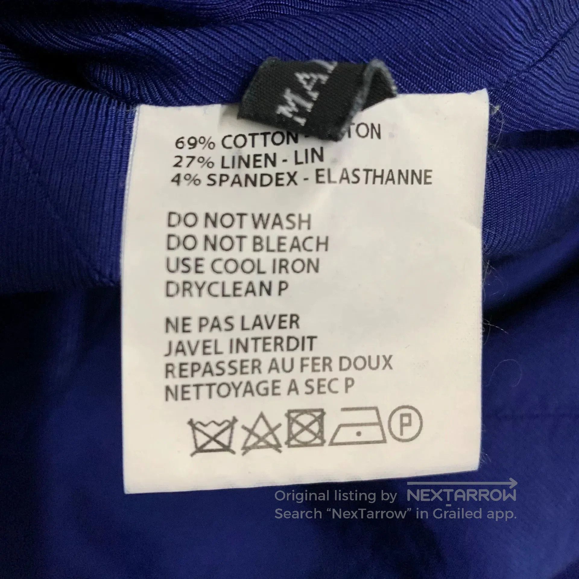 Haider Ackermann Haider Ackermann Blue Long Coat. Size US S / EU 44-46 / 1 - 5 Thumbnail