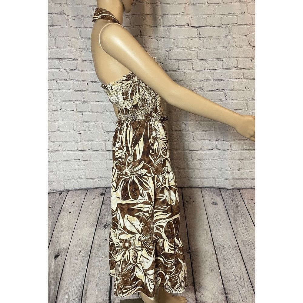 Sam Edelman NWT New $139 Sam Edelman Floral Smocked Slit-Front Halter M Size S / US 4 / IT 40 - 2 Thumbnail