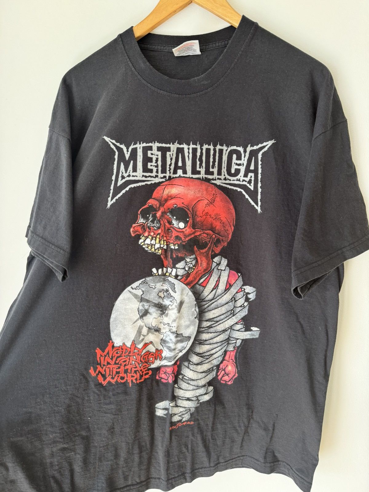 Band Tees Vintage 2004 Metallica Pushead Metal Heavy Band Tee Size XL Size US XL / EU 56 / 4 - 4 Thumbnail
