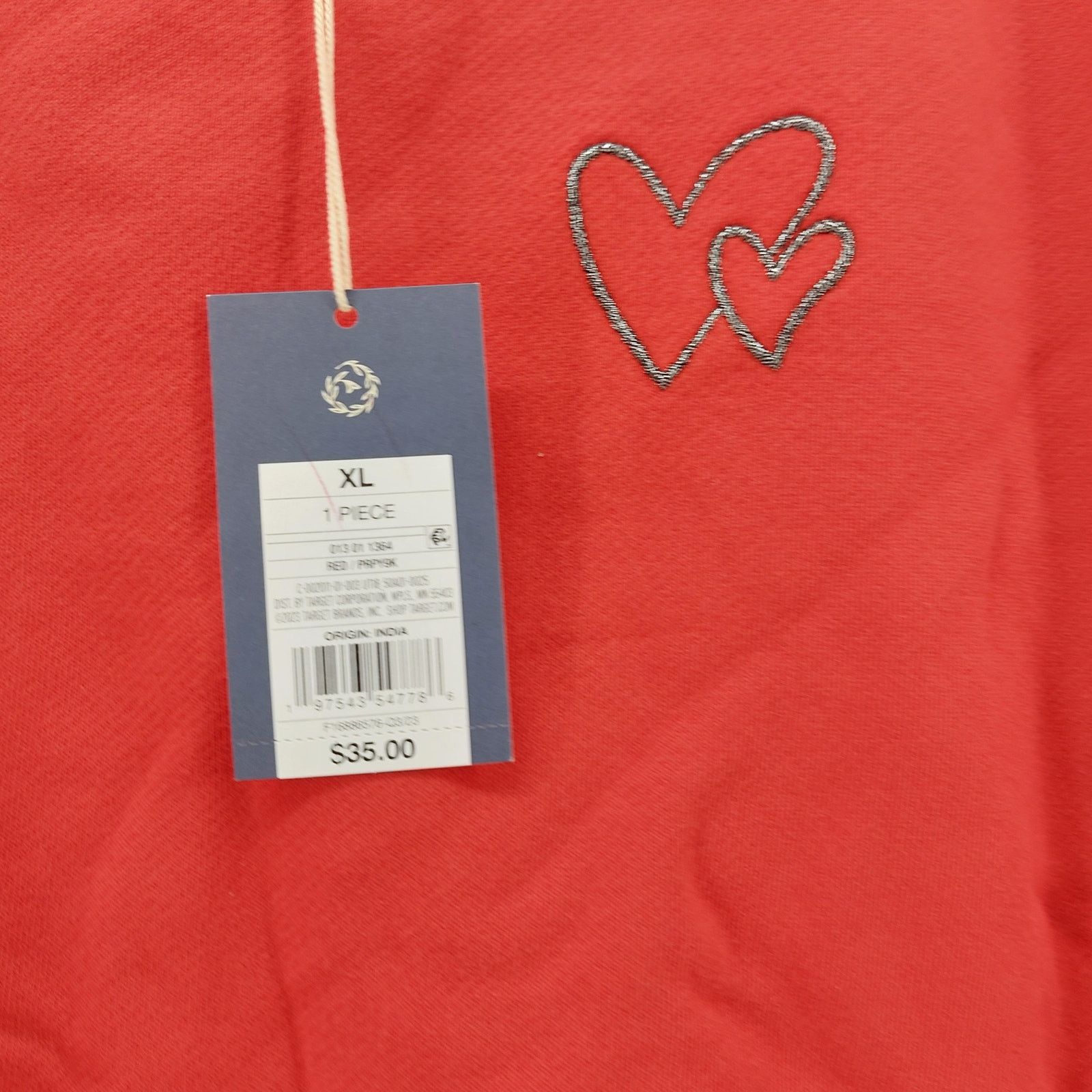 Other Universal Thread Red Sweater Heart Valentines Preppy XL Size XL / US 12-14 / IT 48-50 - 5 Thumbnail