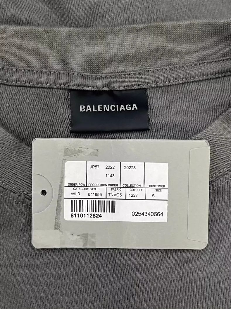 Balenciaga Balenciaga Letter Logo Print Crew Neck Short Sleeve T-Shir Size US S / EU 44-46 / 1 - 6 Thumbnail