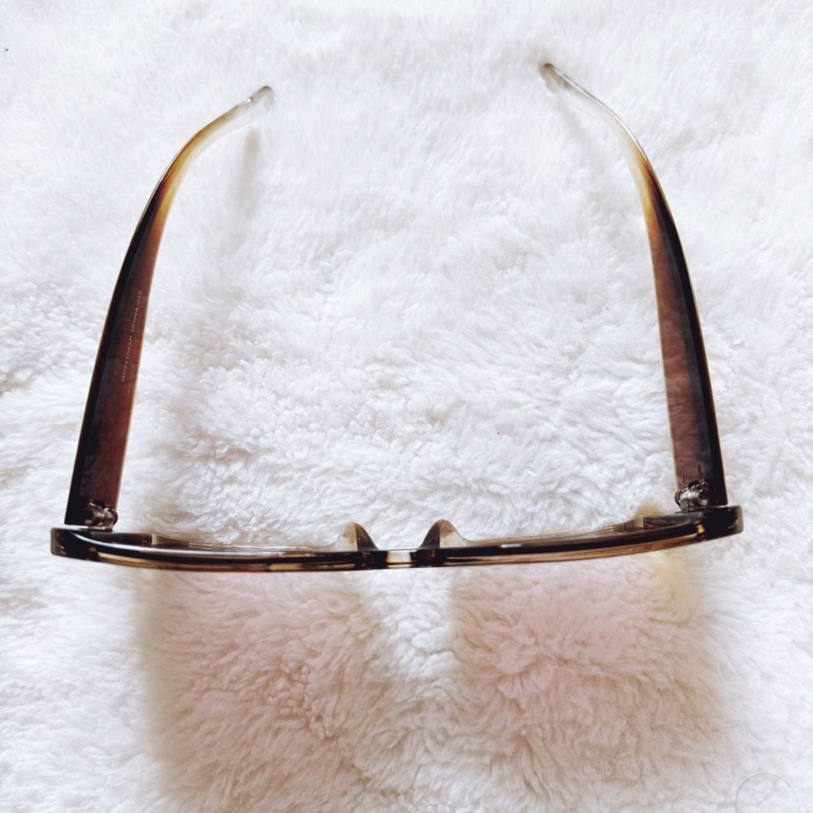 Other Junia Clear Brown Oversized Sunglasses Size ONE SIZE - 3 Thumbnail