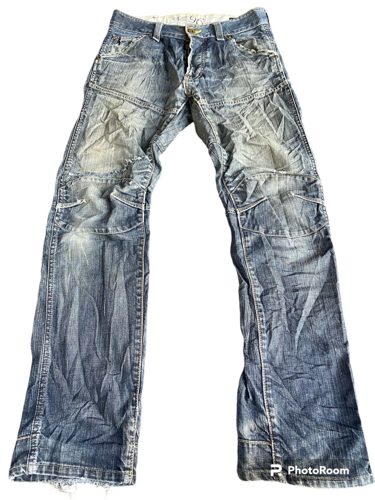 G-Star × Hysteric Glamour × Japanese Brand G star Raw jeans distressed Size US 32 / EU 48 - 3 Thumbnail