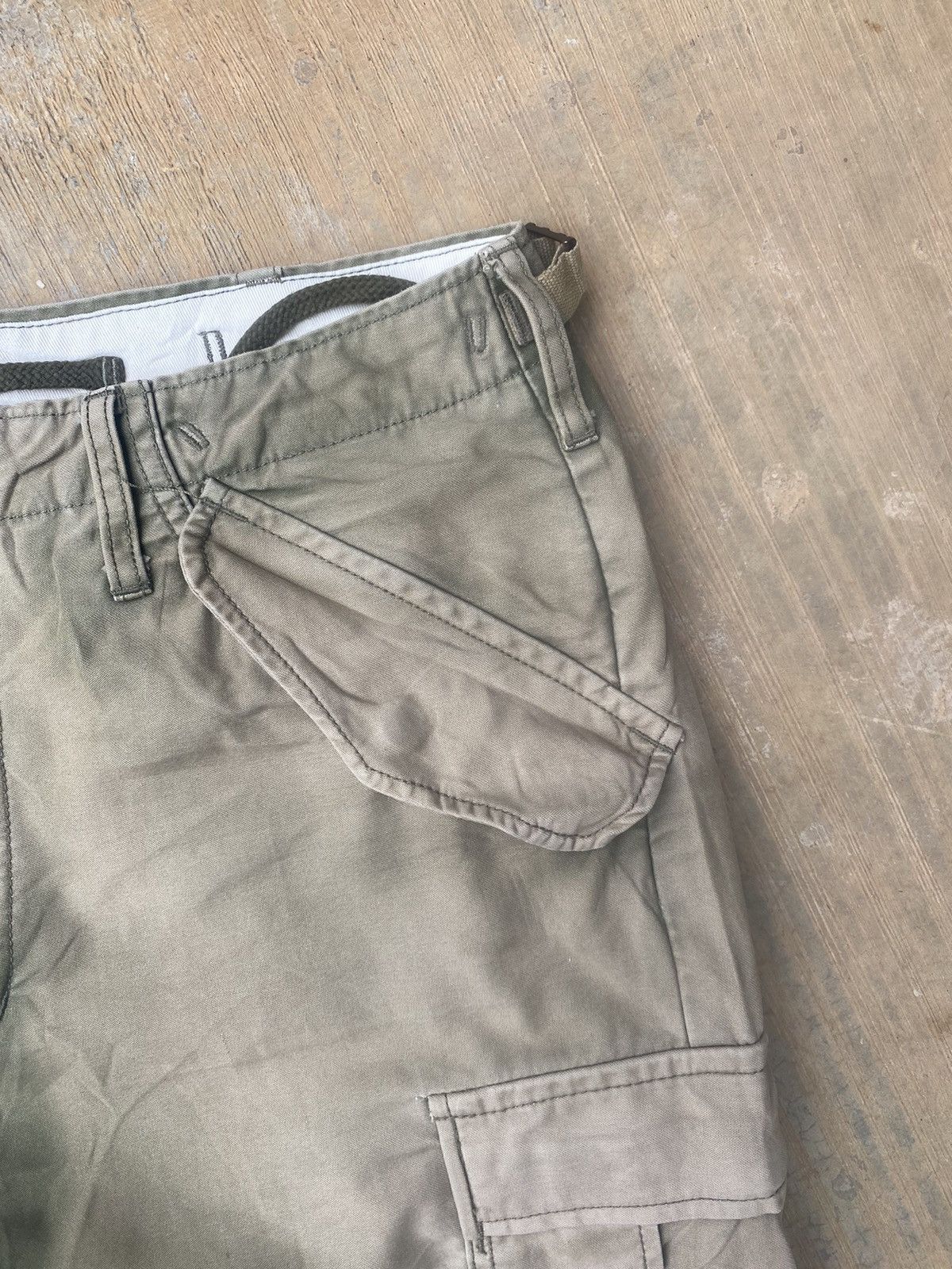 Japanese Brand Back Number Sun Faded M-65 Cargo Pants Size US 32 / EU 48 - 8 Thumbnail